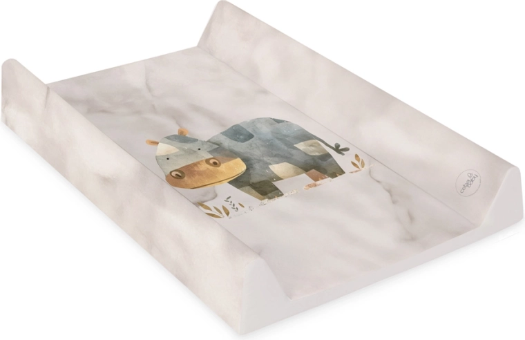 Ceba Baby weiche Wickelauflage Basic cosy hippo 50 × 70 cm