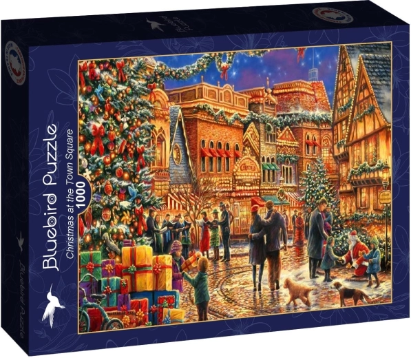 Bluebird Puzzle „Weihnachten auf dem Platz“ 1000 Teile - 1 Stück