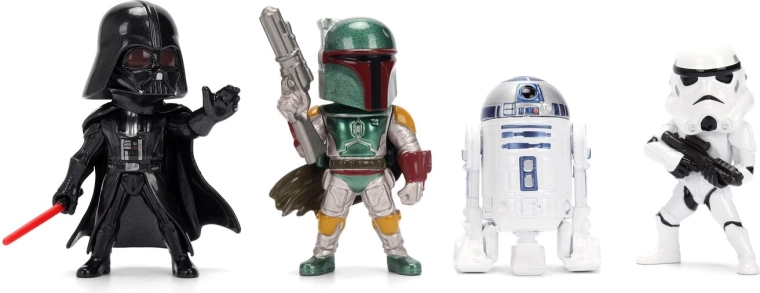 Vier ikonische Star-Wars-Charaktere