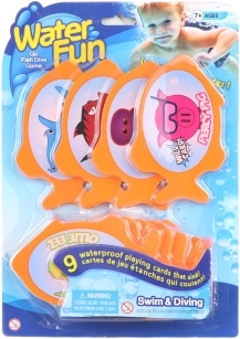 Tauch-Fischspiel aus Kunststoff – Set mit 9 Stück