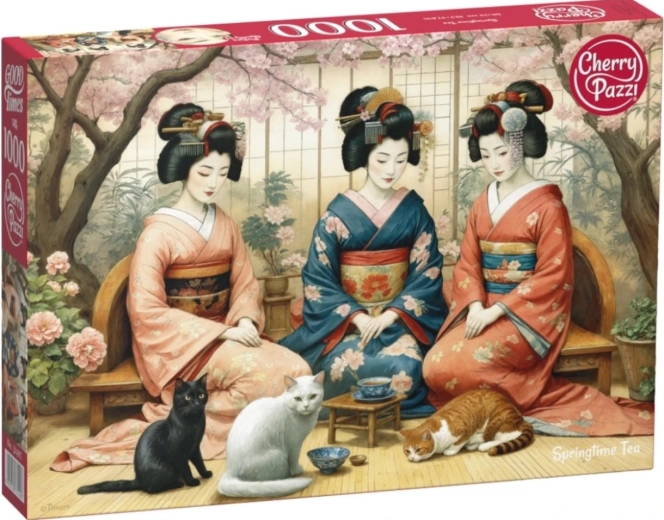 Cherry Pazzi Puzzle Frühlingstee 1000 Teile