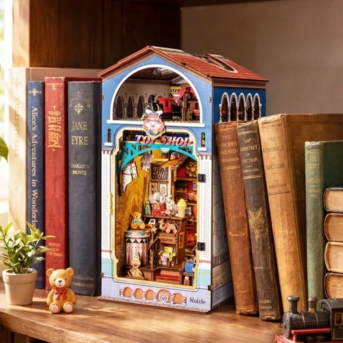 Magische Miniatur eines Spielzeugladens