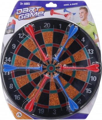 Magnetische Dartscheibe mit Pfeilen 30 cm
