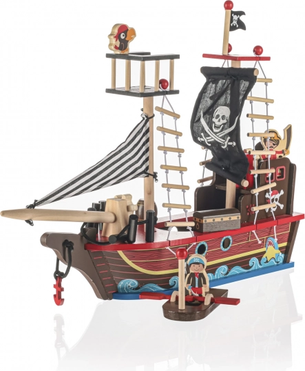 Holzpiratenschiff für Kinder