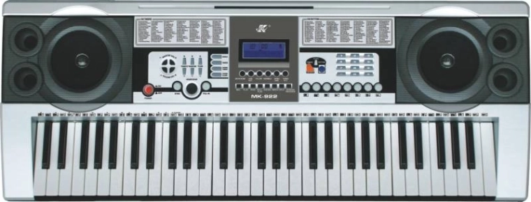 61 Tasten und 5 Oktaven für Akkorde und Melodien