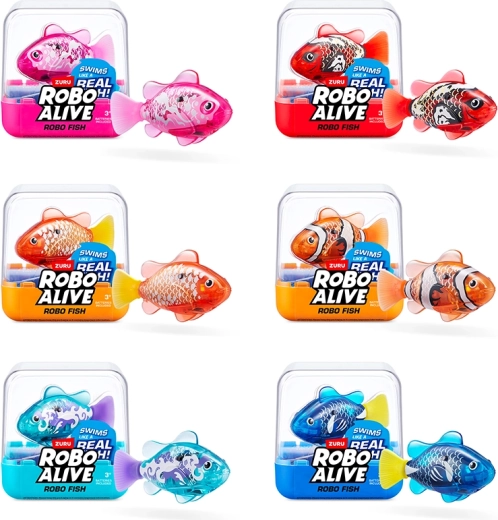 Interaktiver Fisch ROBO ALIVE S2 von ZURU (6 Varianten)