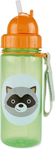 Skip Hop Zoo Becher mit Strohhalm Waschbär 385 ml