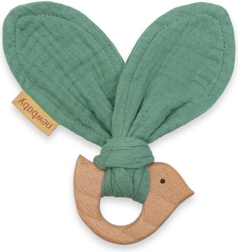 Baby-Beißring mit Vögelchen New Baby Bird mint