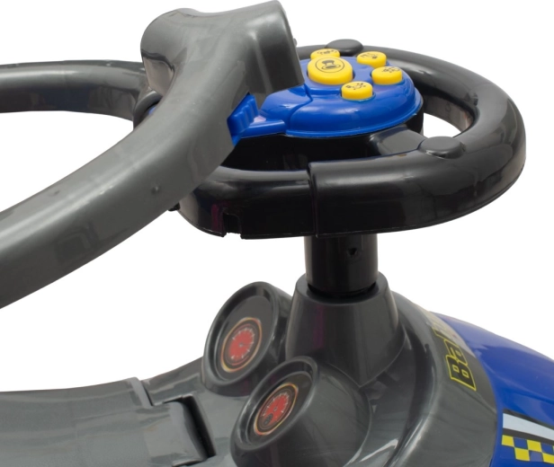 Interaktives Lenkrad mit Musik und Hupe