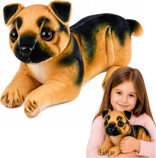 Plüsch Deutscher Schäferhund 25 cm – realistischer Hund zum Kuscheln