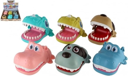 Spaßspiel mit beißendem Tierchen 12x16cm