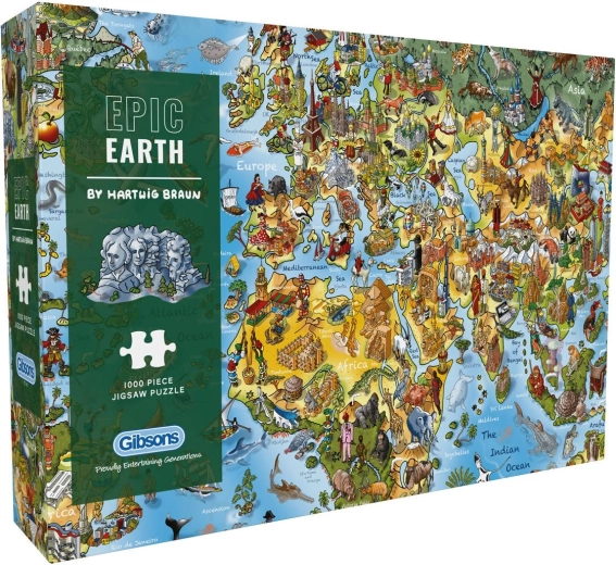 Gibsons Puzzle Episches Land 1000 Teile