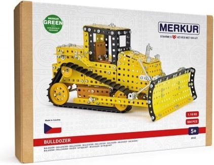 MERKUR Baukasten Bulldozer, 535 Teile
