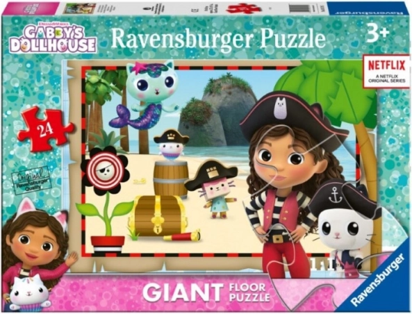 Puzzle mit 24 Teilen – Gabis riesiges Katzenhaus