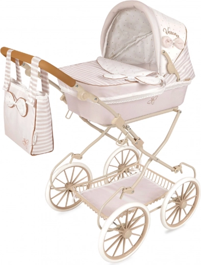 deCuevas faltbarer Puppenwagen mit Tasche Verona, Griffhöhe 52–81 cm