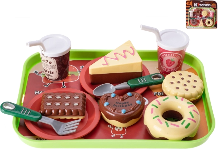 Konditor-Set mit Tablett für Kinder