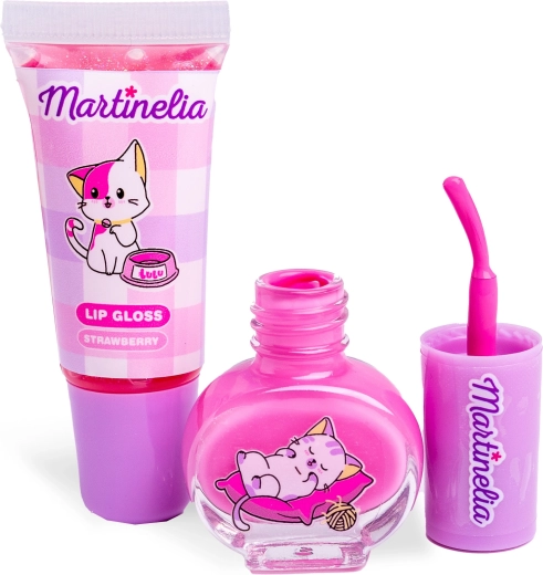 Lipgloss und Nagellack