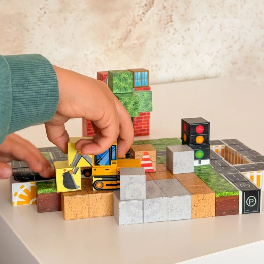 Magnetisches Verbinden für 3D-Bauten