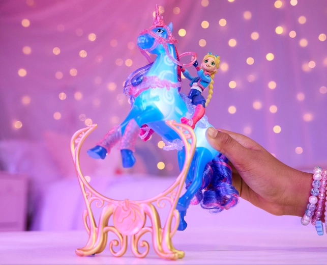 Posieren und Reittraining