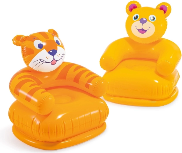 Aufblasbarer Kindersessel Lustige Tiere 65 × 64 cm Intex