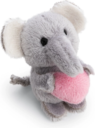 Elefantenbaby mit rosa Herz