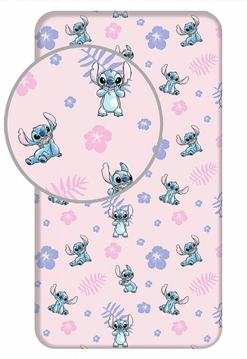 Bettlaken Lilo und Stitch 90 × 200 cm