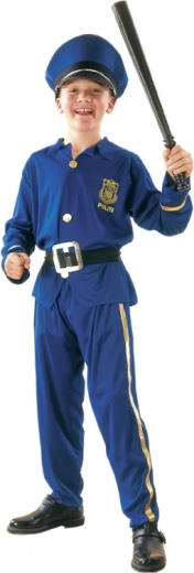 Super-Polizist Kostüm für Kinder 120–130 cm