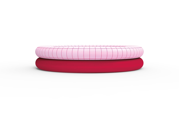 Quut aufblasbarer Pool Cherry 120 cm