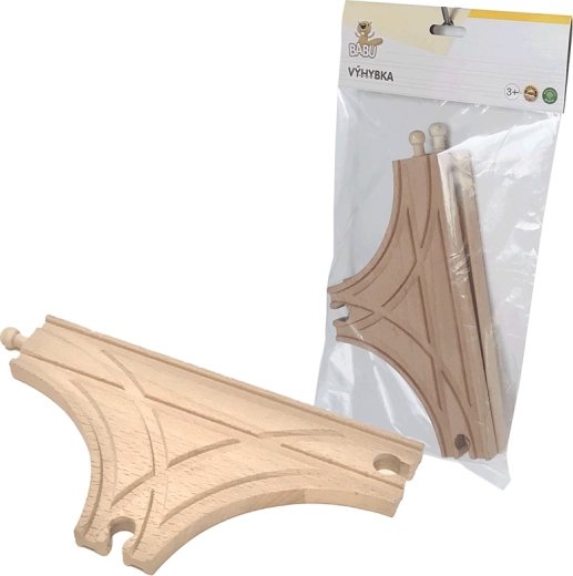 Babu Holzschiene T, 21,5 cm, 2 Stk.
