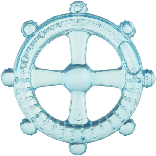 Kühlbeißring Akuku Steuerrad blau