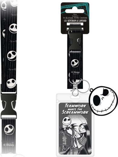 Lanyard Nightmare Before Christmas mit transparenter Ausweishülle
