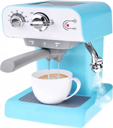 Kinder-Kaffeemaschine mit Dampf und Geräuschen