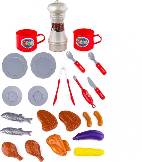 Umfangreiches Zubehör zum Grillspielen