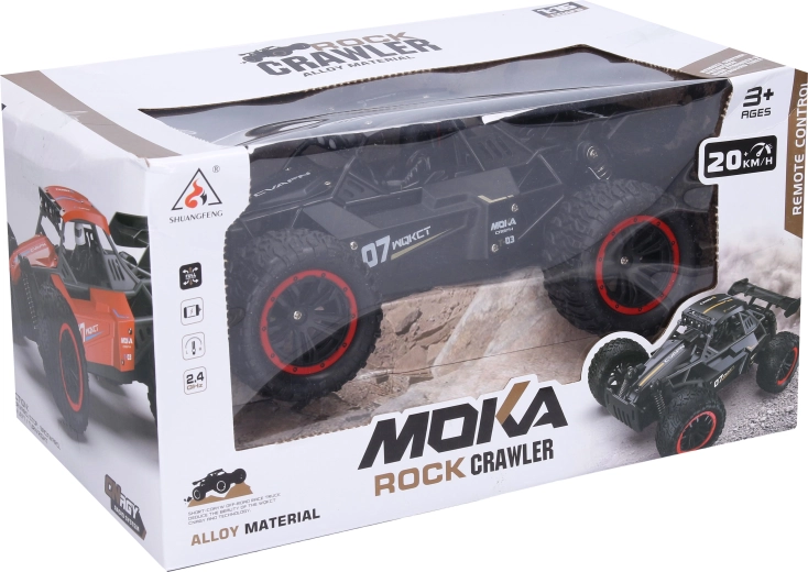Metall-RC-Buggy Moka mit Fernsteuerung 24 cm - 1 Stück