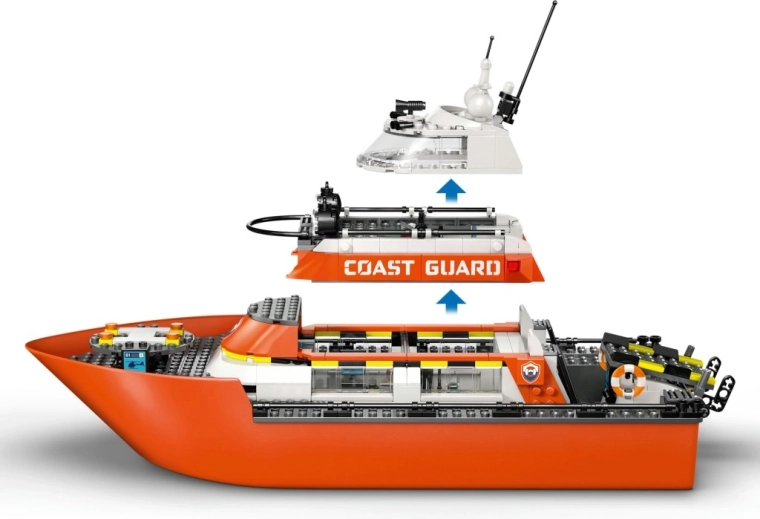 Modulares Deck mit Zugang zum Innenraum