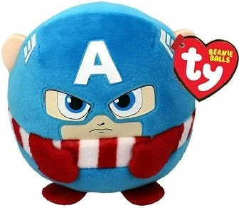Ty Beanie Balls Captain America Plüschball