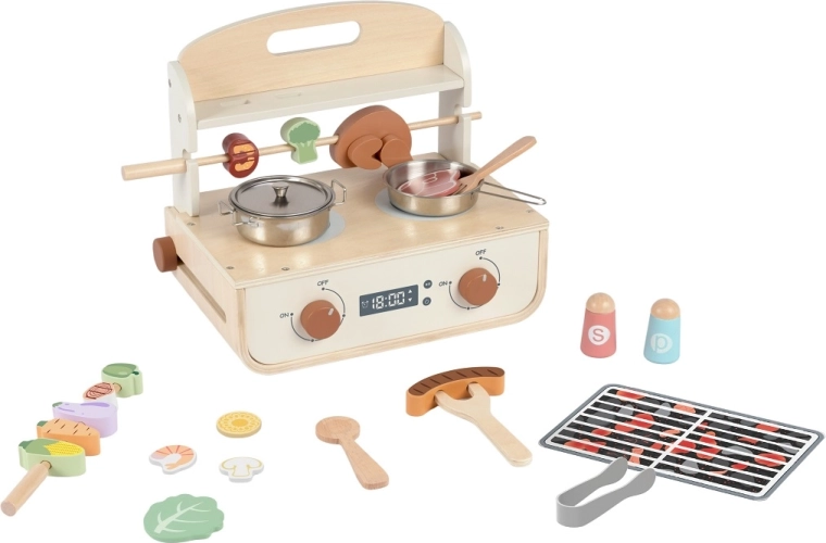 2Kids Toys Holzgrill mit Zubehör