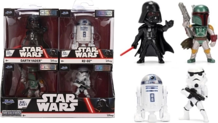 Jada Toys Star Wars Sammel-Minifiguren 6,5 cm (Sortiment 4 Stk.)