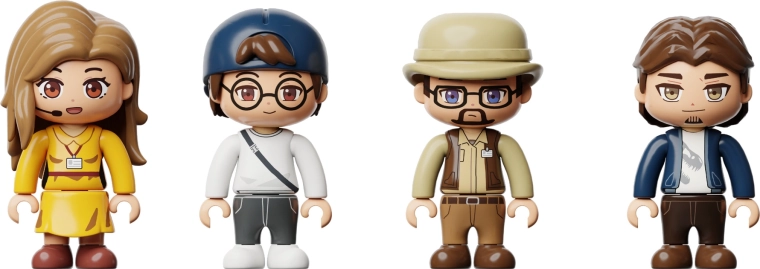 Figuren für Geschichten und Spiel