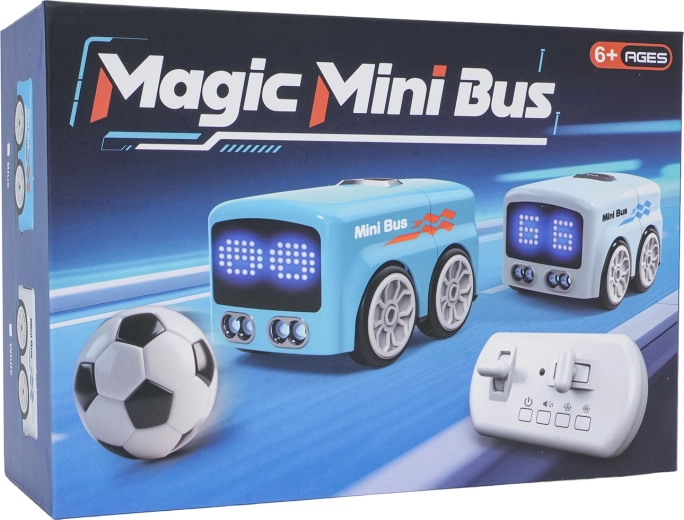 RC-Mini-Bus mit Ball – weiß