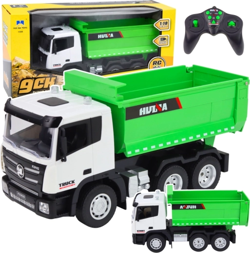 RC Kipp-LKW HUINA 1:18 grün