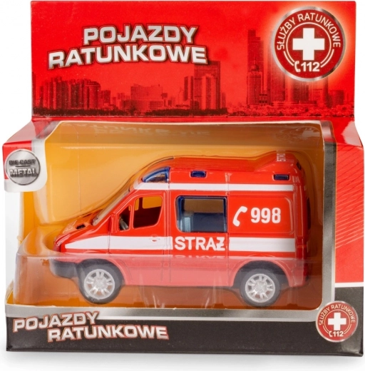Metallmodell Feuerwehrwagen MERCEDES-BENZ Sprinter 1:50 Daffi