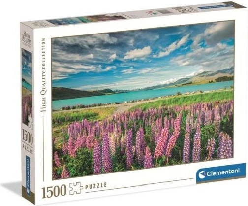 Clementoni Puzzle Lupinen am Lake Tekapo, 1500 Teile