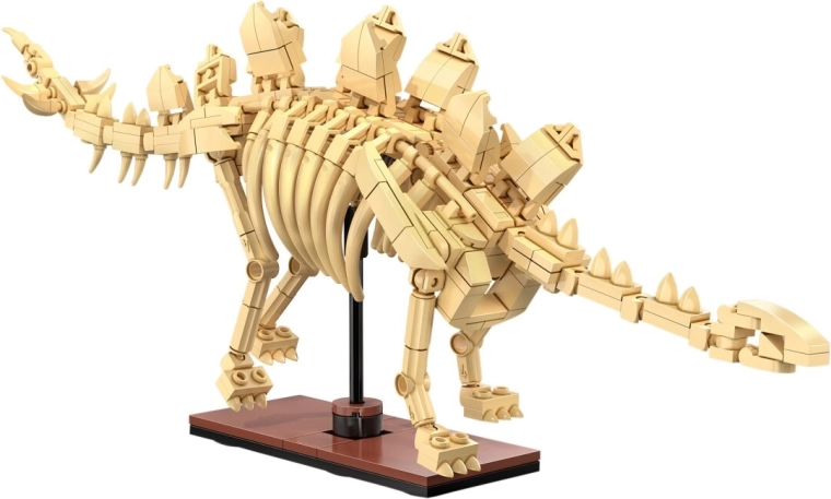 CaDA Dinosaurierfossil Stegosaurus aus Bausteinen im Maßstab 1:23