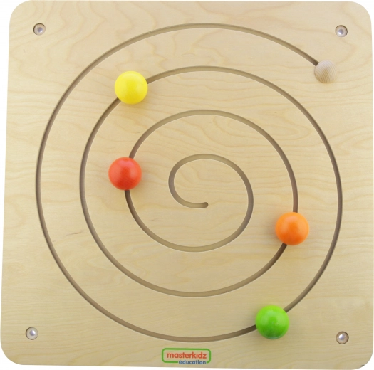 Tafel mit verschiebbarem Spirallabyrinth Masterkidz Montessori
