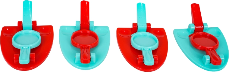 4 robuste Schleudern für den Wettkampf von vier Spielern