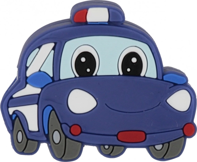 Unterhaltsames Kinderdesign eines Polizeiautos