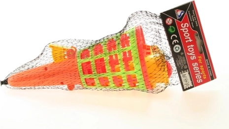 Abschuss-Körbchen mit Bällen für Kinder