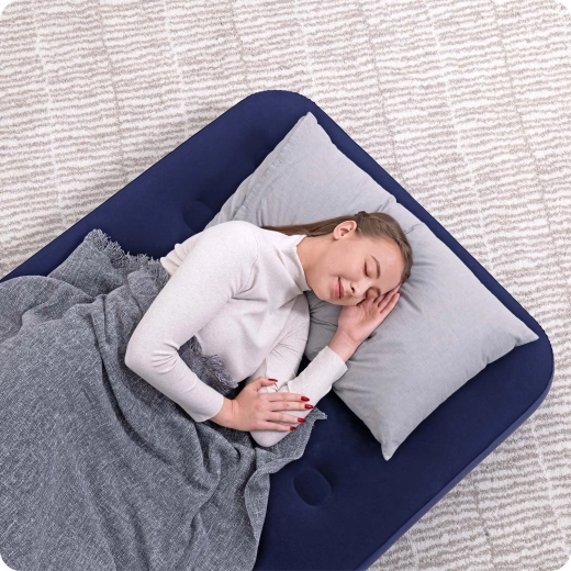 Bequeme Veloursoberfläche