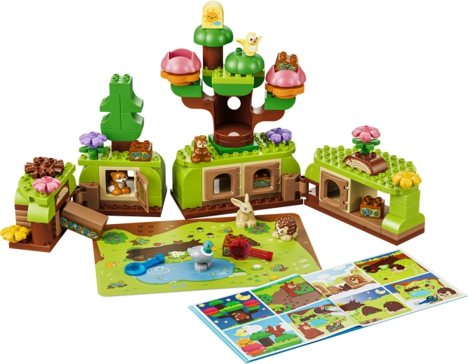 Eine Waldwelt, die Kinder selbst bauen